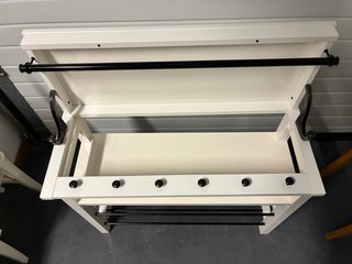 Perchero HEMNES Ikea blanco madera
