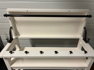 Perchero HEMNES Ikea blanco madera
