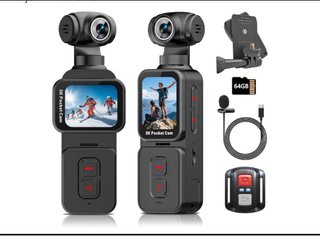 Cámara Deportiva 5K Pocket Cam Negra