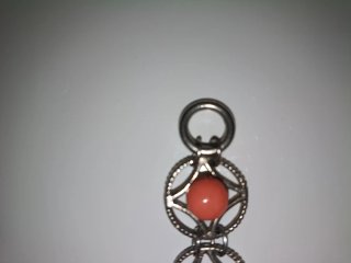 Pulsera Vintage de Eslabones y Cuentas coral