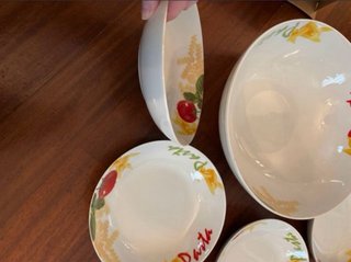 Set 5 ciotole pasta ceramica