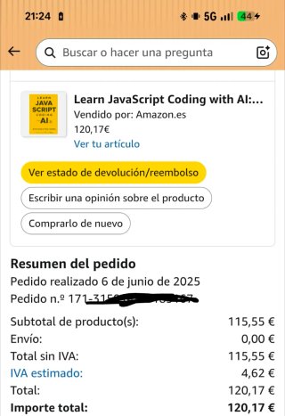 Libro Learn JavaScript Coding with AI ¡NUEVO!