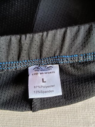 Pantaloncini Ciclismo Nero e Blu