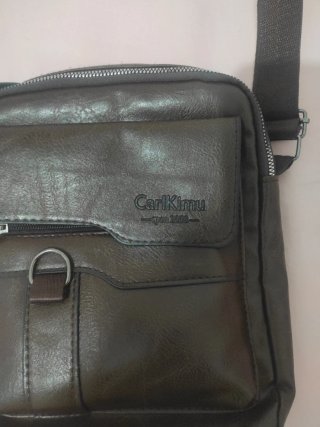 Bolso CarlKimu Marrón Hombre