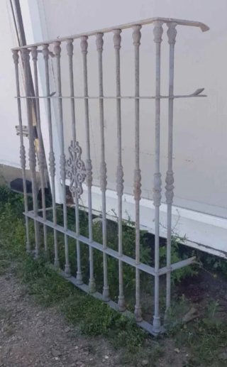 Reja de hierro macizo