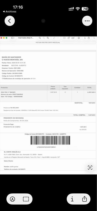 iPad Pro 11 256GB Gris M5 Nuevo