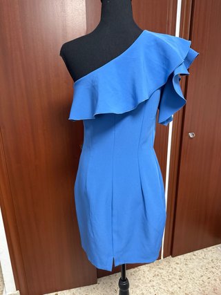 Vestido evento azul talla M