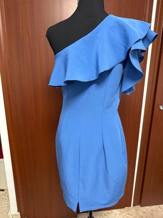 Vestido evento azul talla M
