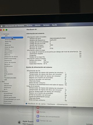MacBook Air M1 256GB Plata