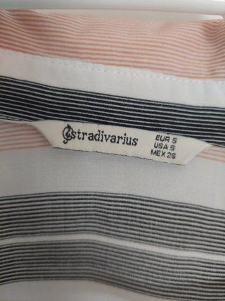 Camisa Stradivarius Rayas Talla S