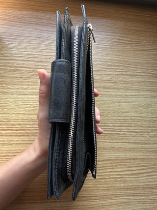 Billetera Cuero Vélez Negra