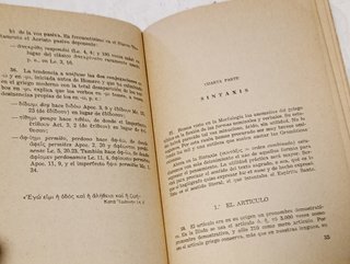 'Gramática de griego bíblico', A. Vidal (1962)