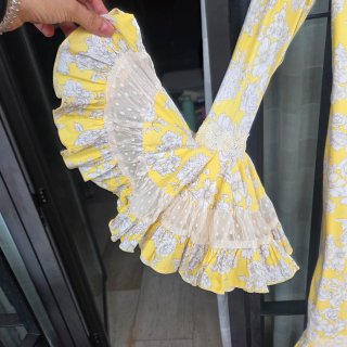 Traje Flamenca Amarillo Talla 38