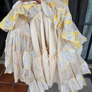 Traje Flamenca Amarillo Talla 38