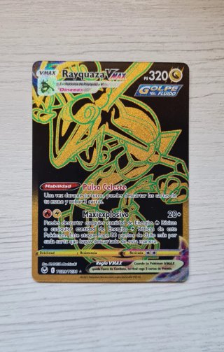 Pokemon Rayquaza VMAX TG29 Tempestad Plateada