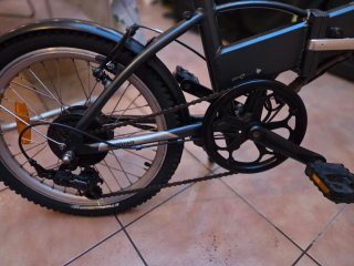 Bicicleta eléctrica plegable Btwin