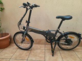 Bicicleta eléctrica plegable Btwin
