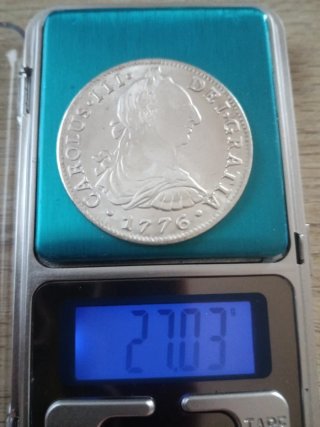 Réplica 8 Reales 1776