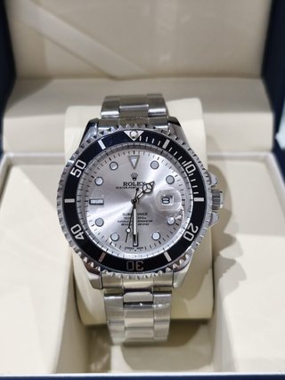 Rolex Submariner Plata y Negro