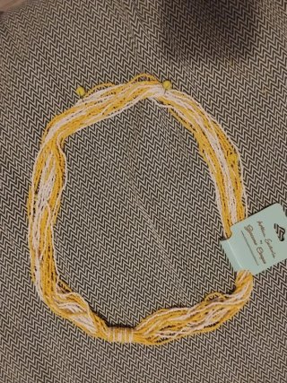 Collana Sartoria Positano bianche e gialle