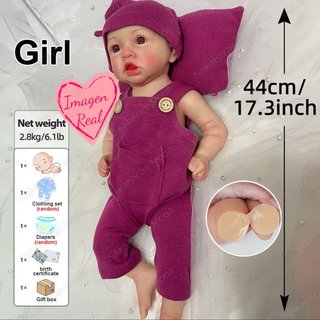 Muñeca Reborn bebé Silicona flexible