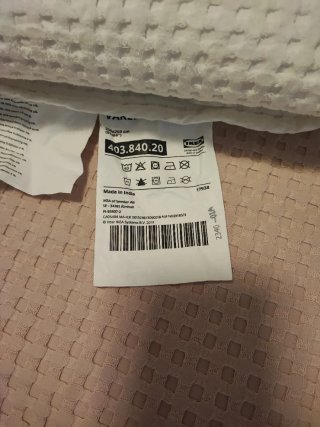 Colcha IKEA Blanca 135/150cm