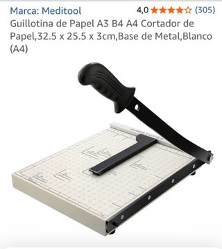 Guillotina de papel COOCHEER