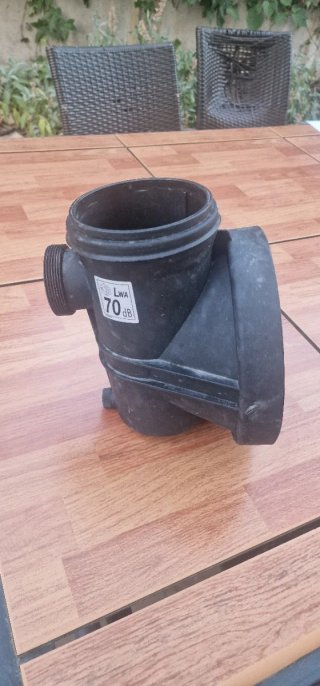 Carcasa Bomba Piscina Plástico Negro