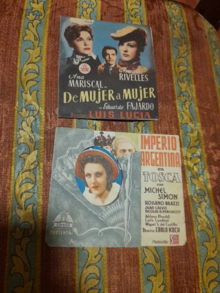 Programas de mano cine - Deteriorados