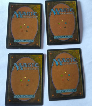 Lote 4 Cartas Magic The Gathering Vintage 1995