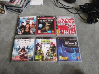 Pack 5 Juegos PS3: WWE, Heavy Rain, High School Mu