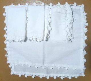 Tovaglioli o tovaglie antiche. Tovaglioli antichi.