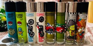 Lote 48 mecheros Clipper reutilizables