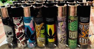 Lote 48 mecheros Clipper reutilizables