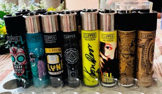Lote 48 mecheros Clipper reutilizables
