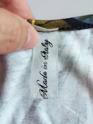 Vestito in viscosa multicolor