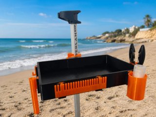 Bandeja Pesca Surfcasting con Accesorios