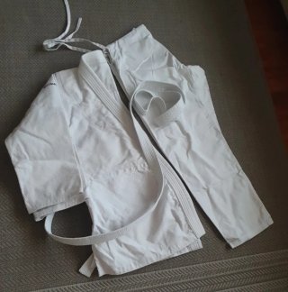Kimono Judo  grano de arroz Blanco 170cm Outshock