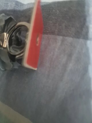 Supporto telefono fiore azzurro