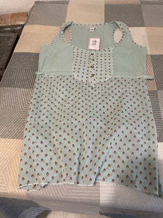Blusón playero estampado talla única