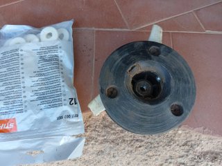 Cabezal desbrozadora STIHL con repuestos