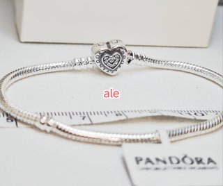 Pulsera Pandora Corazón Circonitas plata s925 Ale