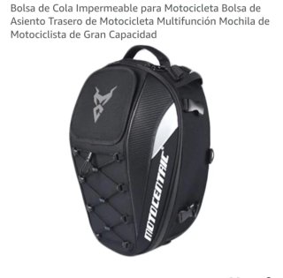 Bolsa de Cola Impermeable para Moto