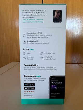 Metrónomo Soundbrenner Pulse Vibratorio