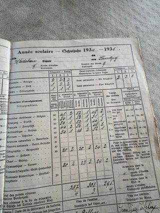 Certificado de estudios primarios Luxemburgo