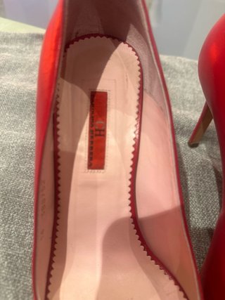 Zapatos de salón Carolina Herrera rojos