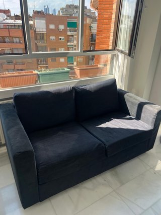 Sofá Ikea 2 plazas tela azul