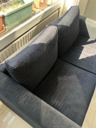 Sofá Ikea 2 plazas tela azul