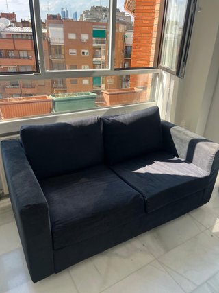 Sofá Ikea 2 plazas tela azul