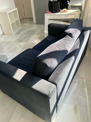 Sofá Ikea 2 plazas tela azul